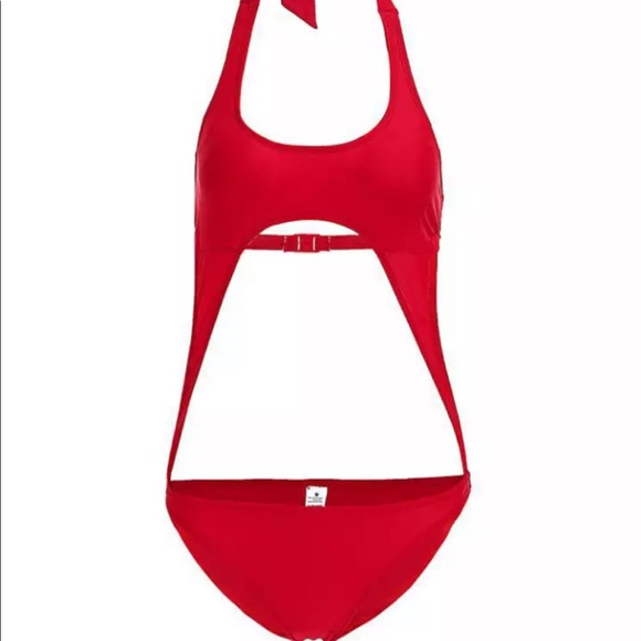 New XL Red Maternity swim suit - Picture 1 of 2